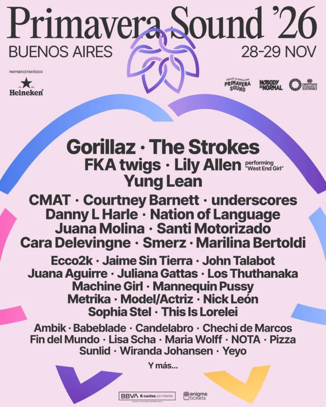 Primavera Sound Argentina | 28y29/11 2026